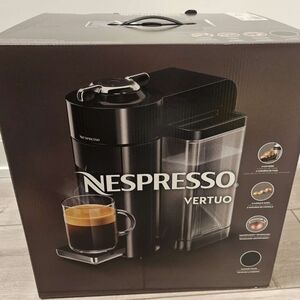 Nespresso vertuo coffee machine deluxe evoluo flat head black